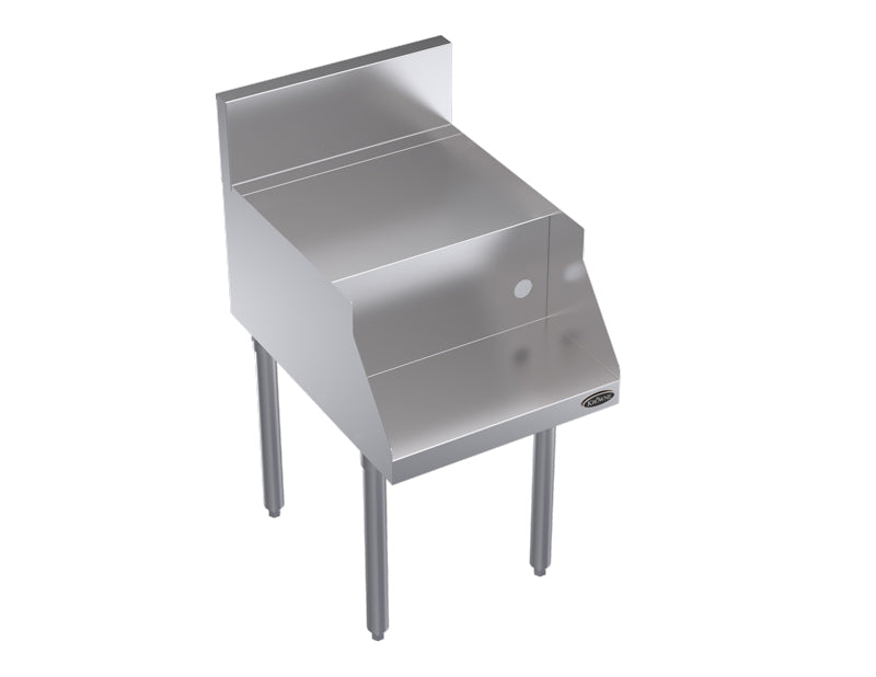 Krowne KR24-12BF Royal Series 12"L x 24"D Flat Top Underbar Blender Station