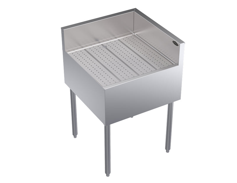 Krowne KR24-C24R Royal Series 24" Underbar Corner Drainboard with Right Return