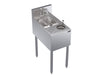 Krowne KR24-MS14 Royal Series 14"L x 24"D Speed Unit with Dump Sink, Speed Rinser & Dipperwell