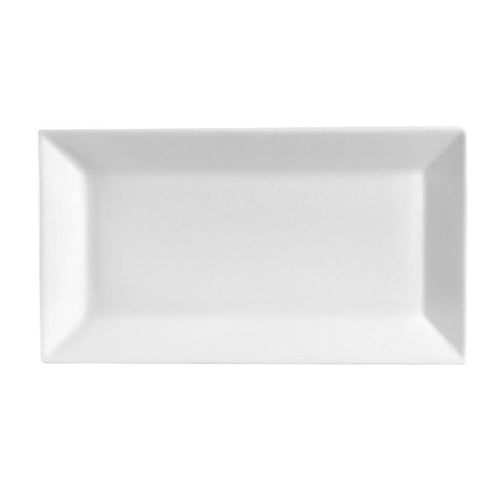 CAC Chinaware Kingsquare Rect. Platter 10"