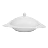 CAC Chinaware Kingsquare Square Pasta Bowl W/ Lid 20oz 10"