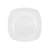 CAC Chinaware Kingsquare Square Saucer For KSE-54 4 1/2"