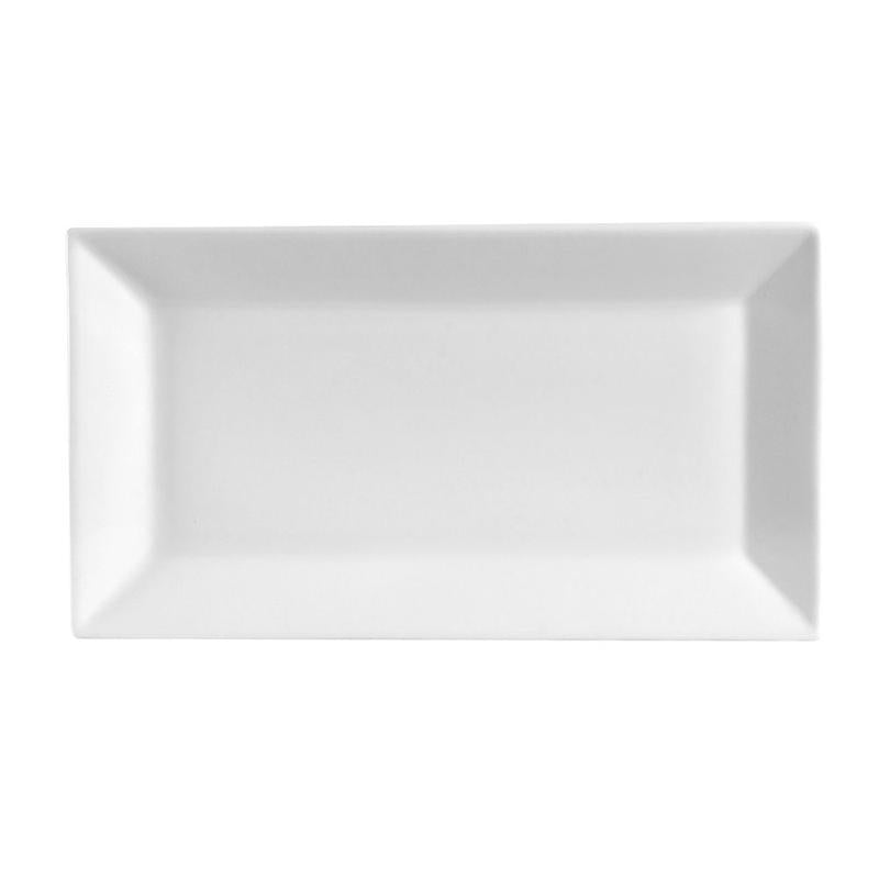 CAC Chinaware Kingsquare Rect. Platter 18"