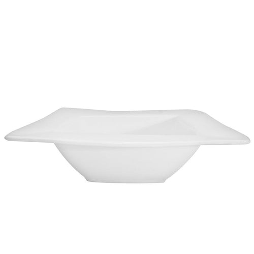 CAC Chinaware Kingsquare Deep Square Bowl W/ Wide Rim 22oz 9 1/4"