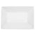 CAC Chinaware Kingsquare Coupe Rect. Platter 11 3/4