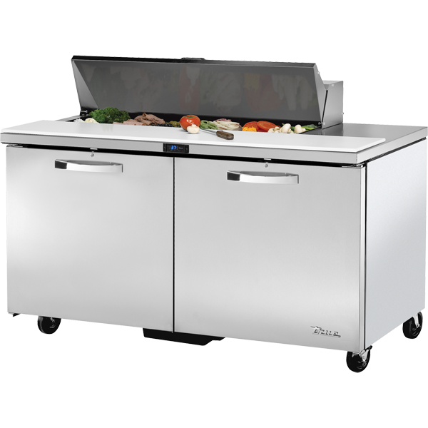 True TSSU-60-12-HC~SPEC3 Solid Door Sandwich/Salad Unit with Hydrocarbon Refrigerant~Spec Package 3