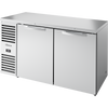 True TBR60-RISZ1-L-S-SS-1 Reach-In Single Zone Refrigerator with Left Side Refrigeration System. Stainless Exterior and Solid Swing Doors