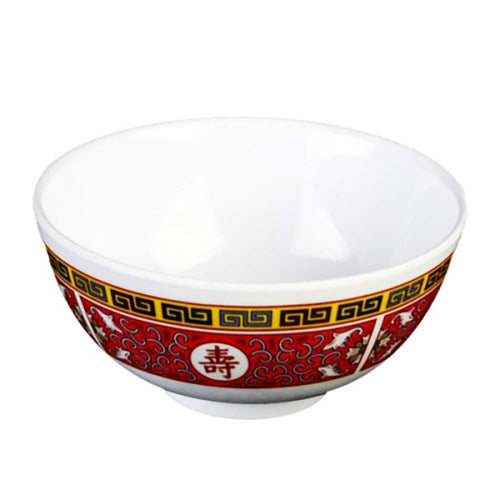 Yanco LG-3008A 3 5/8" Rice Bowl, Chinese Style, Melamine 7 Oz, Pack of 48 (4 Dz)