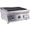 Cookline LG2-E 26-Inch Electric Lava Rock Charbroiler - 7,200W