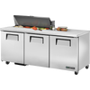 True TSSU-72-10-HC Solid Door Sandwich/Salad Unit with Hydrocarbon Refrigerant