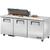 True TSSU-72-10-HC Solid Door Sandwich/Salad Unit with Hydrocarbon Refrigerant