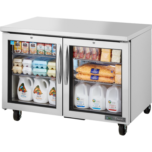 True TUC-48G-HC~FGD01 Glass Door Refrigerator with Hydrocarbon Refrigerant~Framed Glass Door Version 01