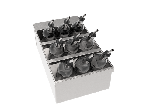 Krowne MoveWell 3-Tier Bottle Speed Rack – MW-SR12 Modular Insert