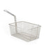 Adcraft Commercial Nickel-Plated Fry Basket with Color-Coded Handle