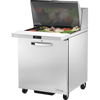 True TSSU-27-12M-B-HC~SPEC3 Mega-Top Solid Door Sandwich/Salad Unit with Hydrocarbon Refrigerant~Spec Package 3