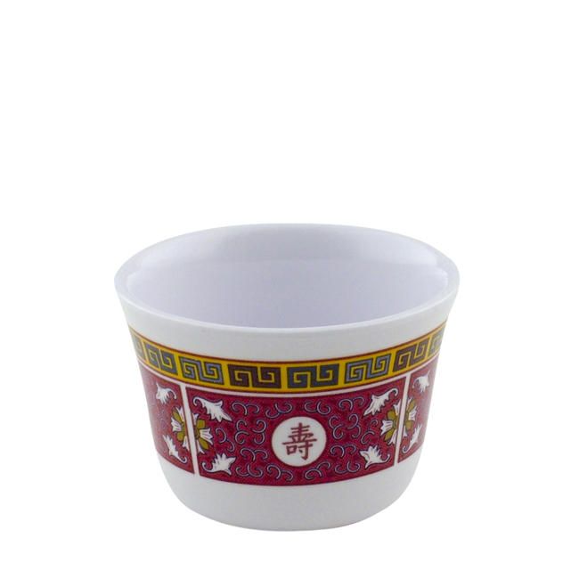 Yanco LG-9152 Tea Cup, Chinese Style, Melamine, Pack of 48 (4 Dz)