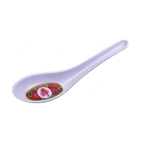 Yanco LG-7003 5 1/2" Spoon (Small), Chinese Style, Melamine, Pack of 120 (10 Dz)