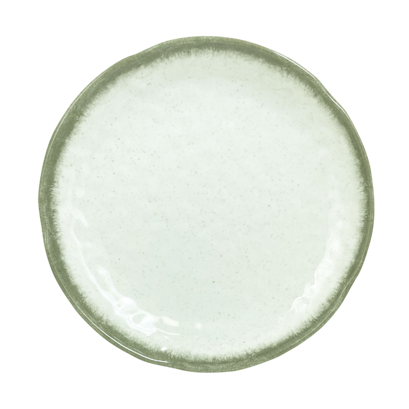Thunder Group Melamine Western 6" Diameter x 1" Height, Lotus Shape Plate, Victoria, 1 doz
