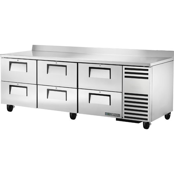 True TWT-93D-6-HC Drawered Refrigerator with Hydrocarbon Refrigerant