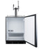Summit SBC58BLBIADACMTWIN 24" ADA Dual-Tap Cold Brew & Nitro Coffee Kegerator