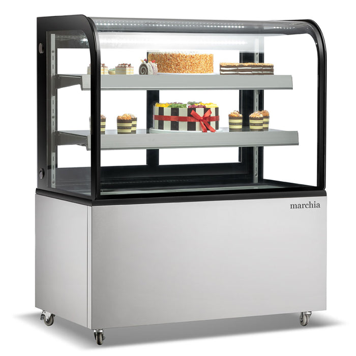 Marchia MB36 stainless steel refrigerated bakery display case