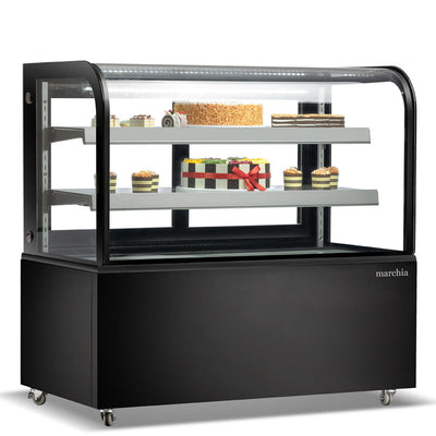 Marchia MB48-B black refrigerated bakery display case