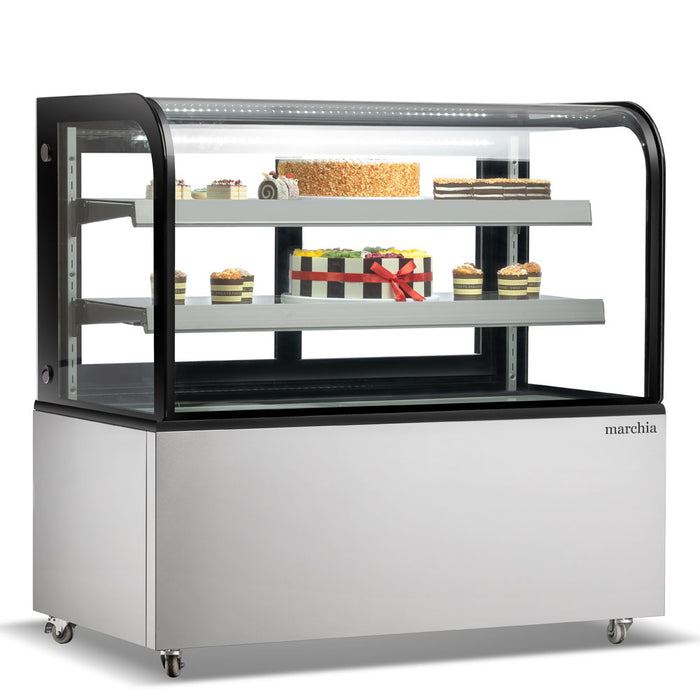 Marchia MB48 stainless steel refrigerated bakery display case