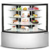 Marchia MBT-ST-C Flat Glass Refrigerated Bakery Display Corner Case