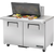 True TSSU-48-15M-B-HC Mega-Top Solid Door Sandwich/Salad Unit with Hydrocarbon Refrigerant