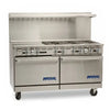 Imperial IR-6-G24-C Pro Series Gas Range 60" with (6) Burner & 24" Griddle