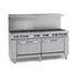 Imperial IR-12-SU-CC Pro Series Gas Range 72"with (12) Burner Step-Up Oven Base