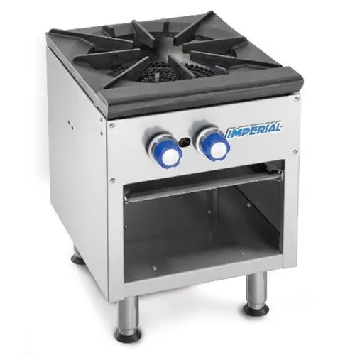 Imperial ISPA-18 Stock Pot Gas Range 18" with 3 Ring Burner Manual & Cast Iron Grate