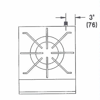 Imperial ISPA-18 Stock Pot Gas Range 18" with 3 Ring Burner Manual & Cast Iron Grate