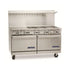 Imperial IR-6-G24 60" Restaurant Gas Range with 6 Gas Burner & 24" Griddle & 2 Ovens