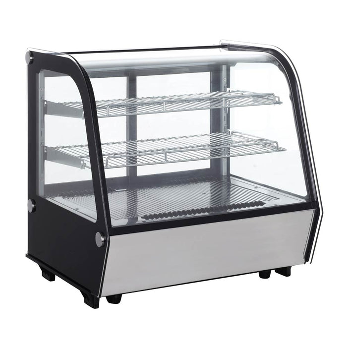 Marchia MDC121 countertop refrigerated curved glass display case
