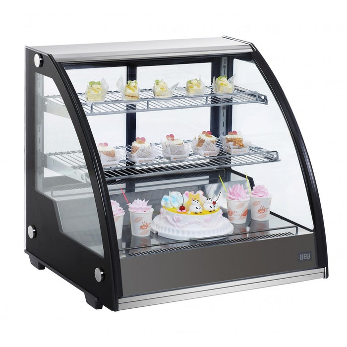 Marchia MDC130 countertop refrigerated curved glass display case