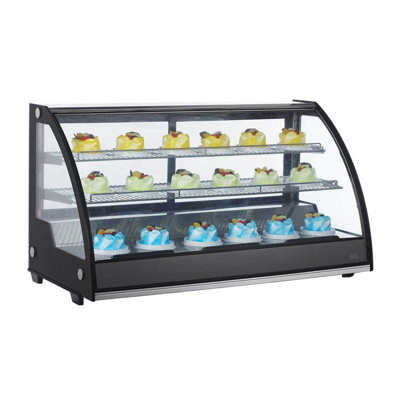 Marchia MDC201 48" Countertop Refrigerated Curved Glass Display Case
