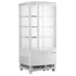Marchia MDC78W white vertical countertop refrigerated display case