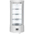 Marchia MDCR78-W white rotating countertop refrigerated cake display case