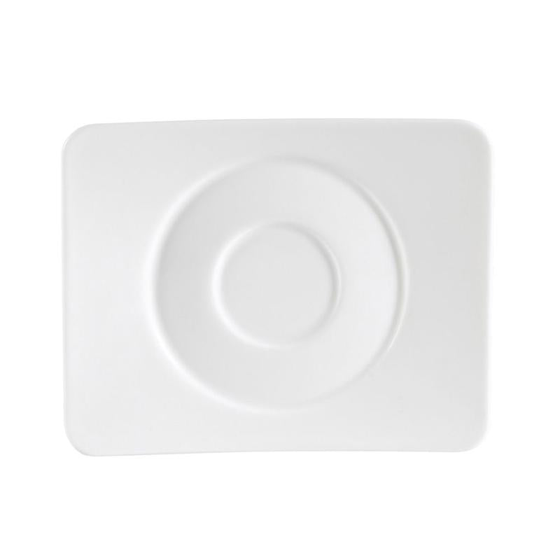 CAC Chinaware Modern Saucer For MDN-1 5 3/4"
