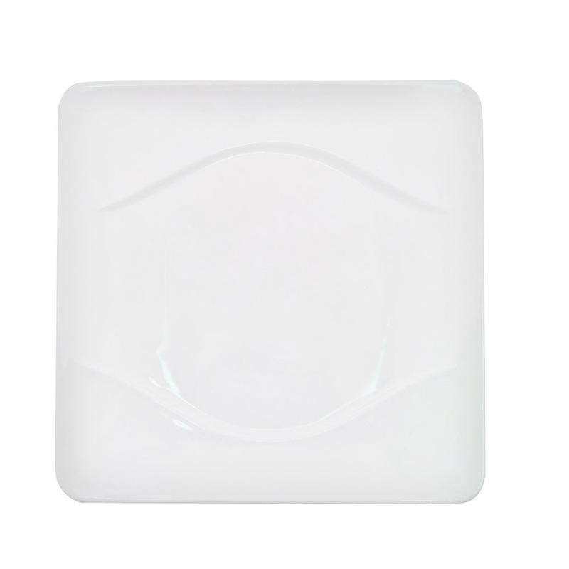 CAC Chinaware Modern Square Plate 8 1/2"