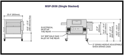 Migali Speedino® Commercial Conveyor Pizza Oven