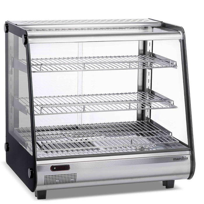 Marchia MHC121 slanted glass heated display case