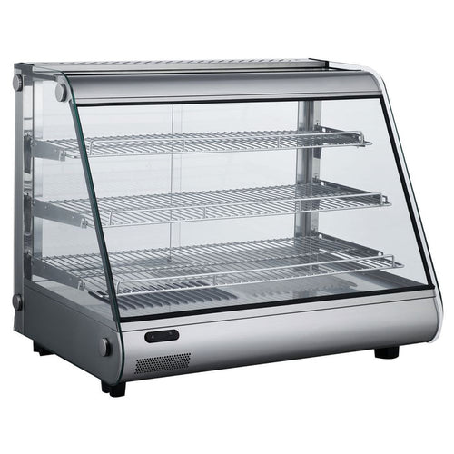 Marchia MHC161 slanted glass heated display case