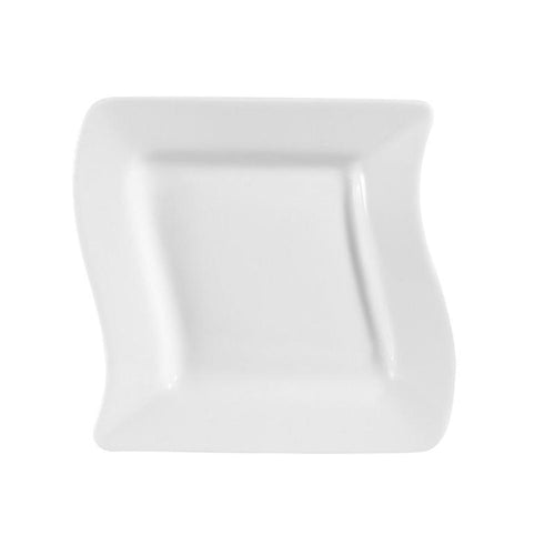 CAC Chinaware Miami Square Plate 10 1/2"