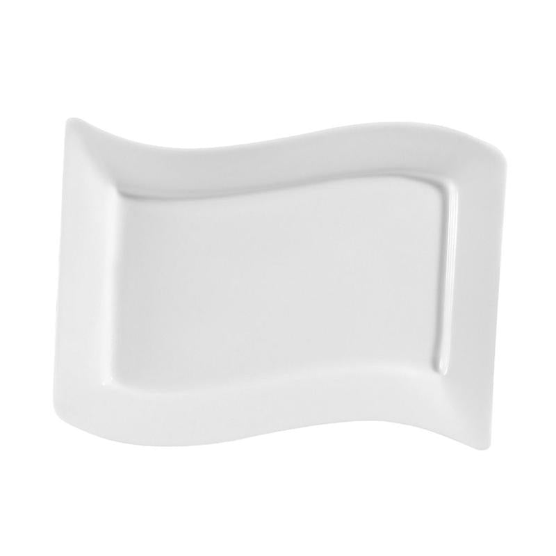 CAC Chinaware Miami Rect. Platter 15 1/2"