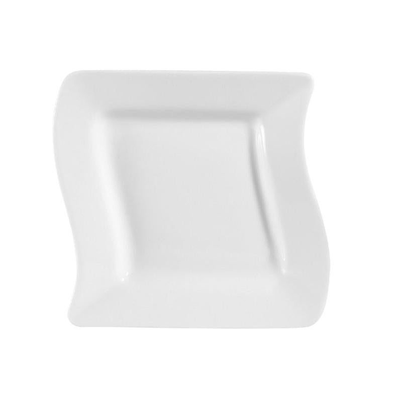 CAC Chinaware Miami Square Plate 8 1/2"