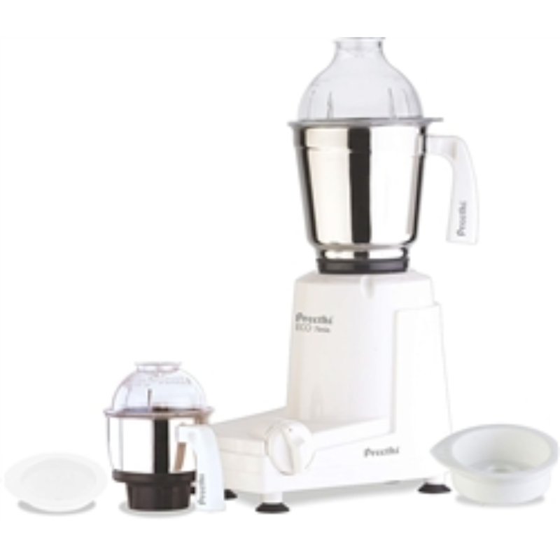Preethi Eco Twin Jar Mixer Grinder, 550-Watt