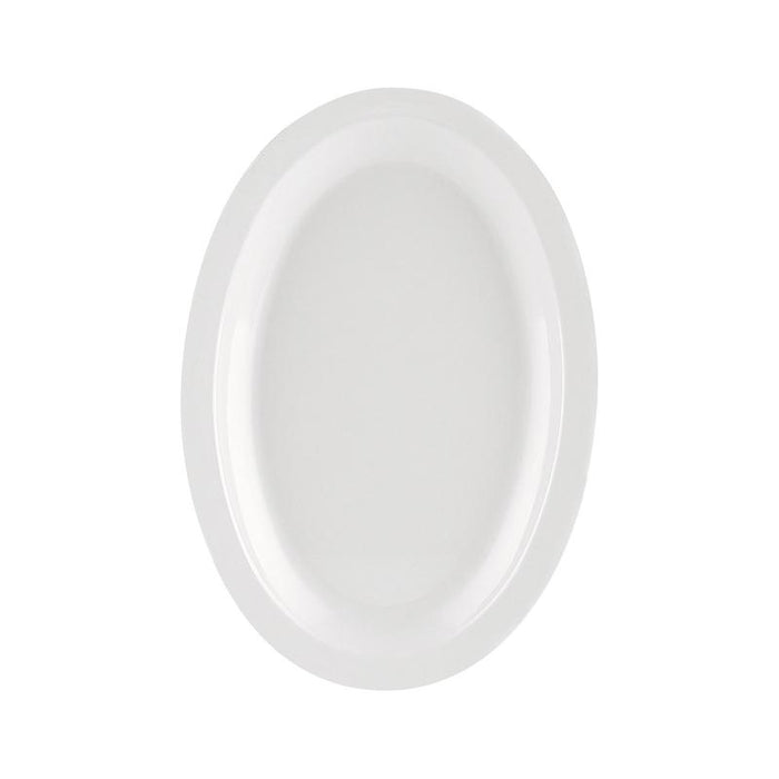 CAC Chinaware Maxwell-Narrow Rim Oval Platter N.R. 9-3/4"