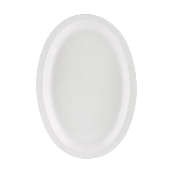 CAC Chinaware Maxwell-Narrow Rim Oval Platter N.R. 11-1/2"